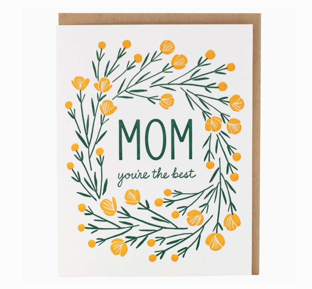 Botanic Wreath Mother's Day Card