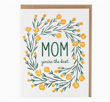 Botanic Wreath Mother's Day Card