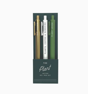 Plant Jotter Gel Pen- Set Of 3