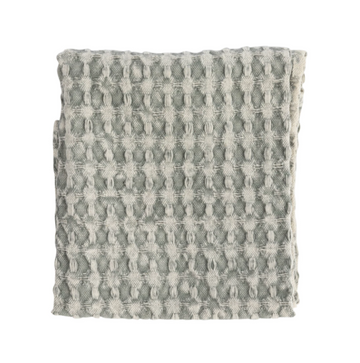 Stonewashed Cotton Waffle Weave Tea Towel