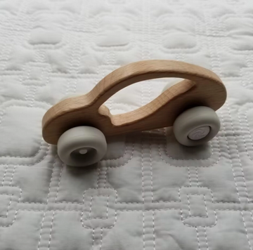 Beech Wood Car Teether Toy
