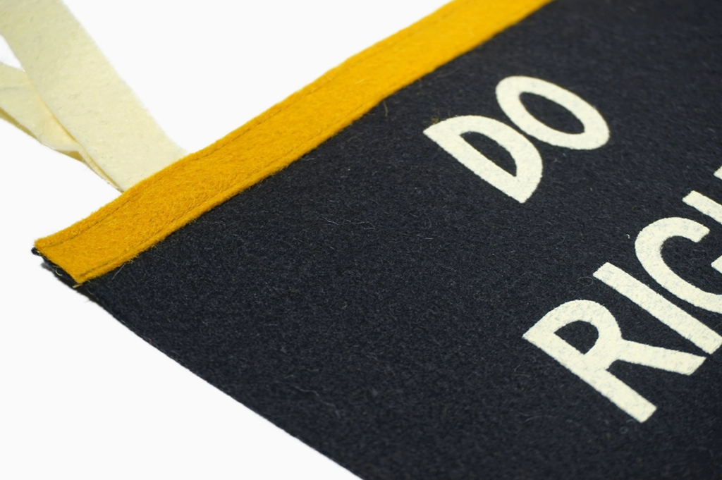 "Do Right & Fear No Man" Pennant