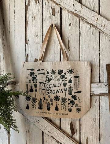 417 Locally Grown Large Tote Bag