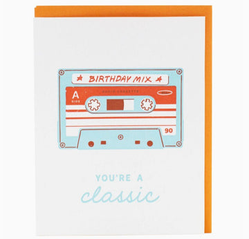 Cassette Tape Birthday Card