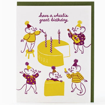 Party Mice Birthday Card