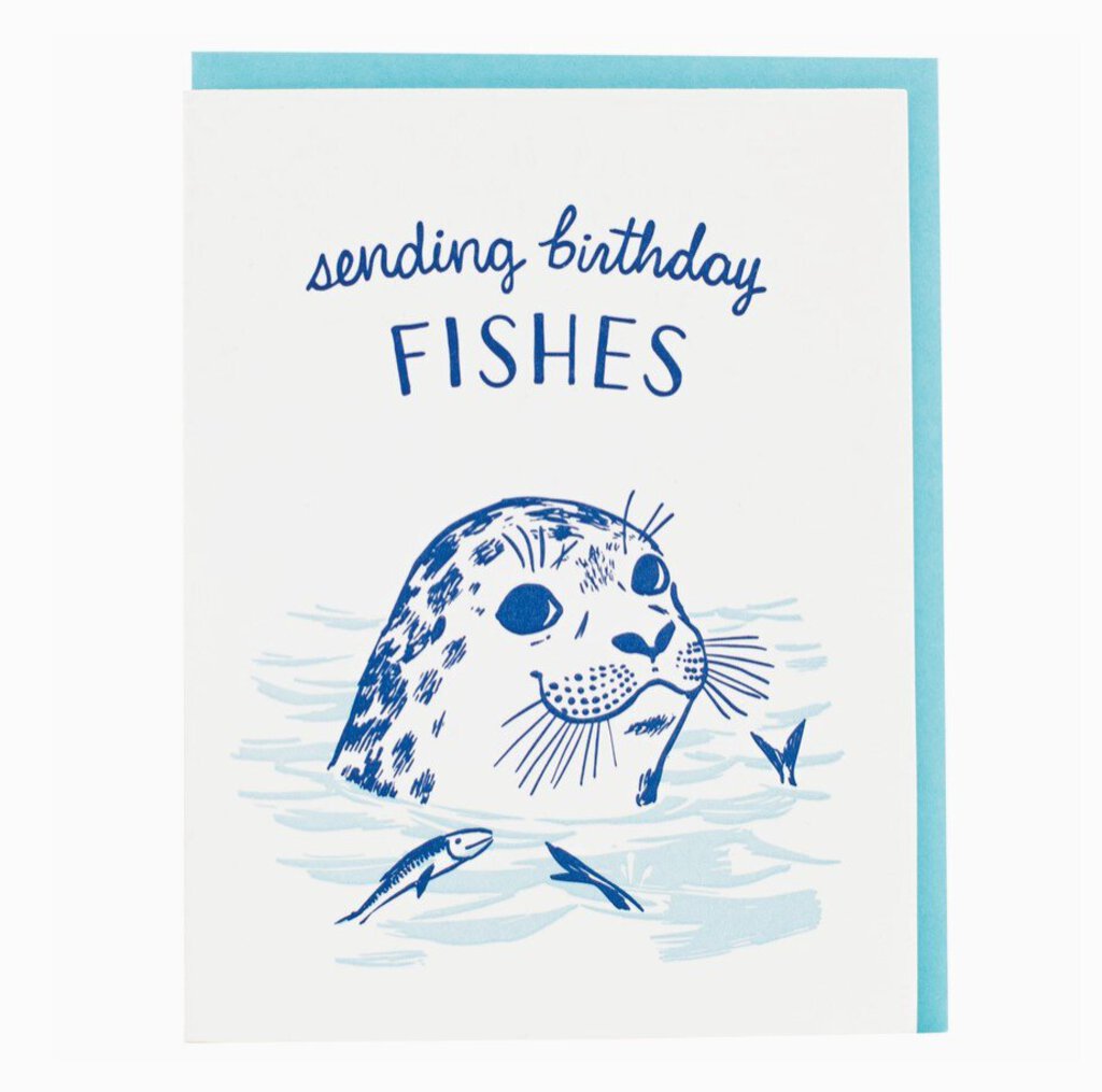 Seal Birthday Card