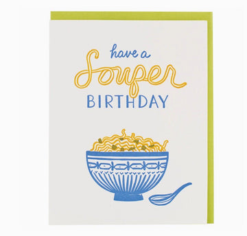 Soup Birthday Card