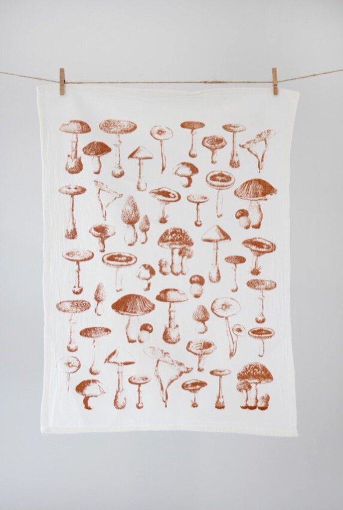 Mushroom Tea Towel