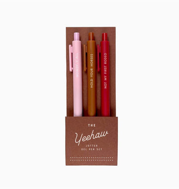 Yeehaw Jotter Gel Pen- Set Of 3