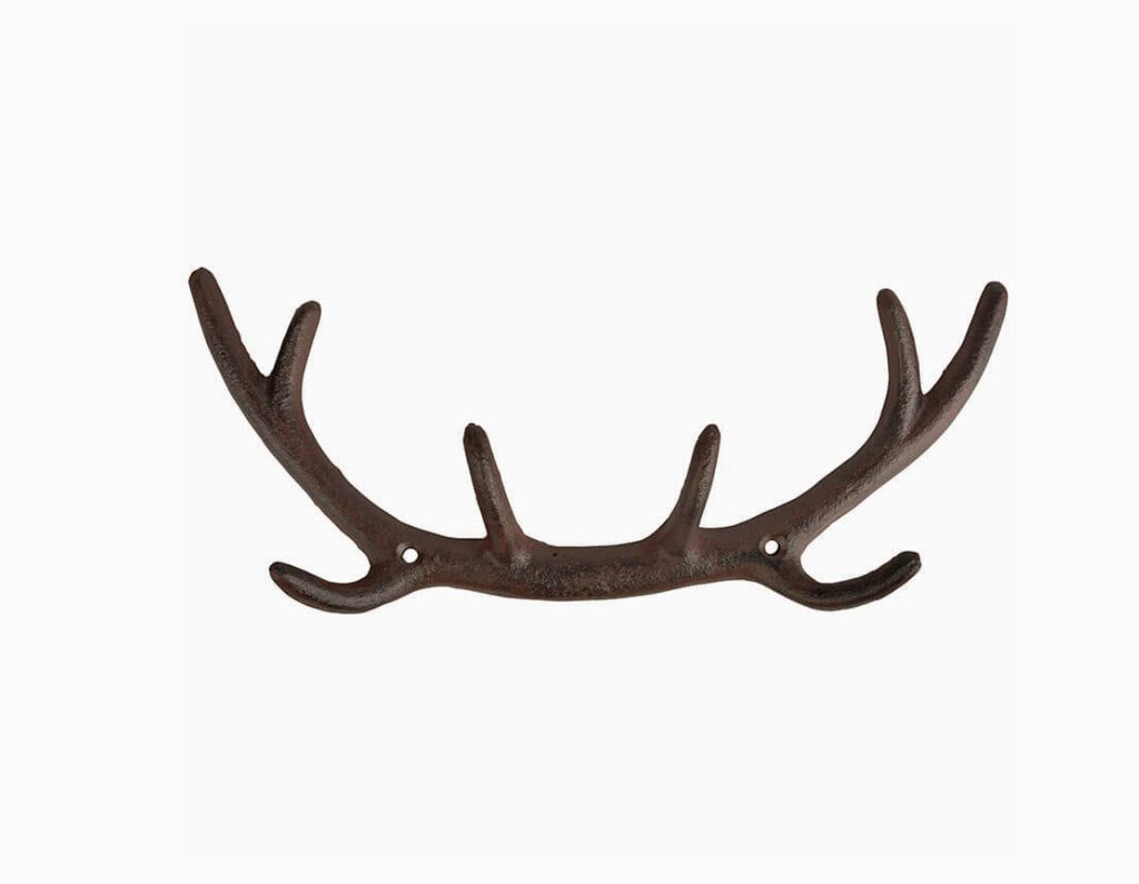 Cast Iron Antler Hook