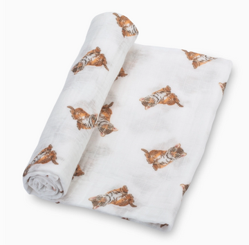 Tiger Cub Swaddle Blanket