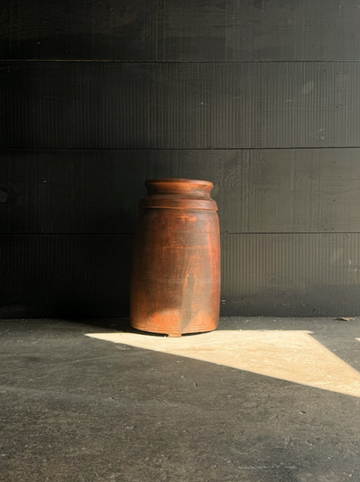 Antique Wooden Water Pot