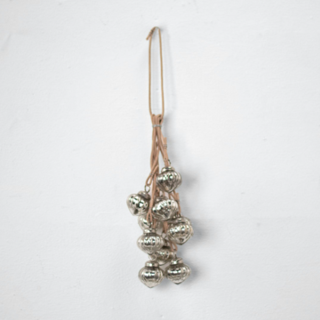 Silver Glass Ornament Bunch (10pc.)