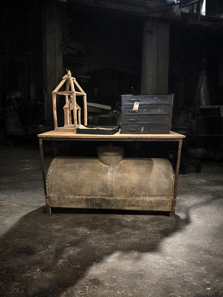 Industrial Old Boiler Table