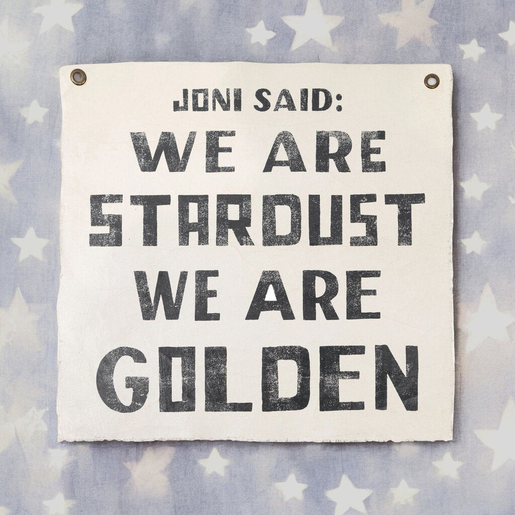 "Joni Said" Handmade Wall Tarp