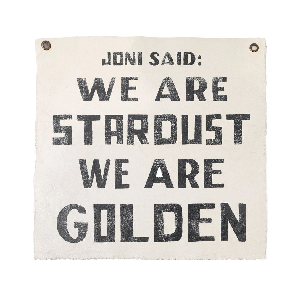 "Joni Said" Handmade Wall Tarp