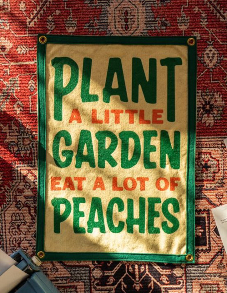 "Plant a Little Garden..." Camp Flag