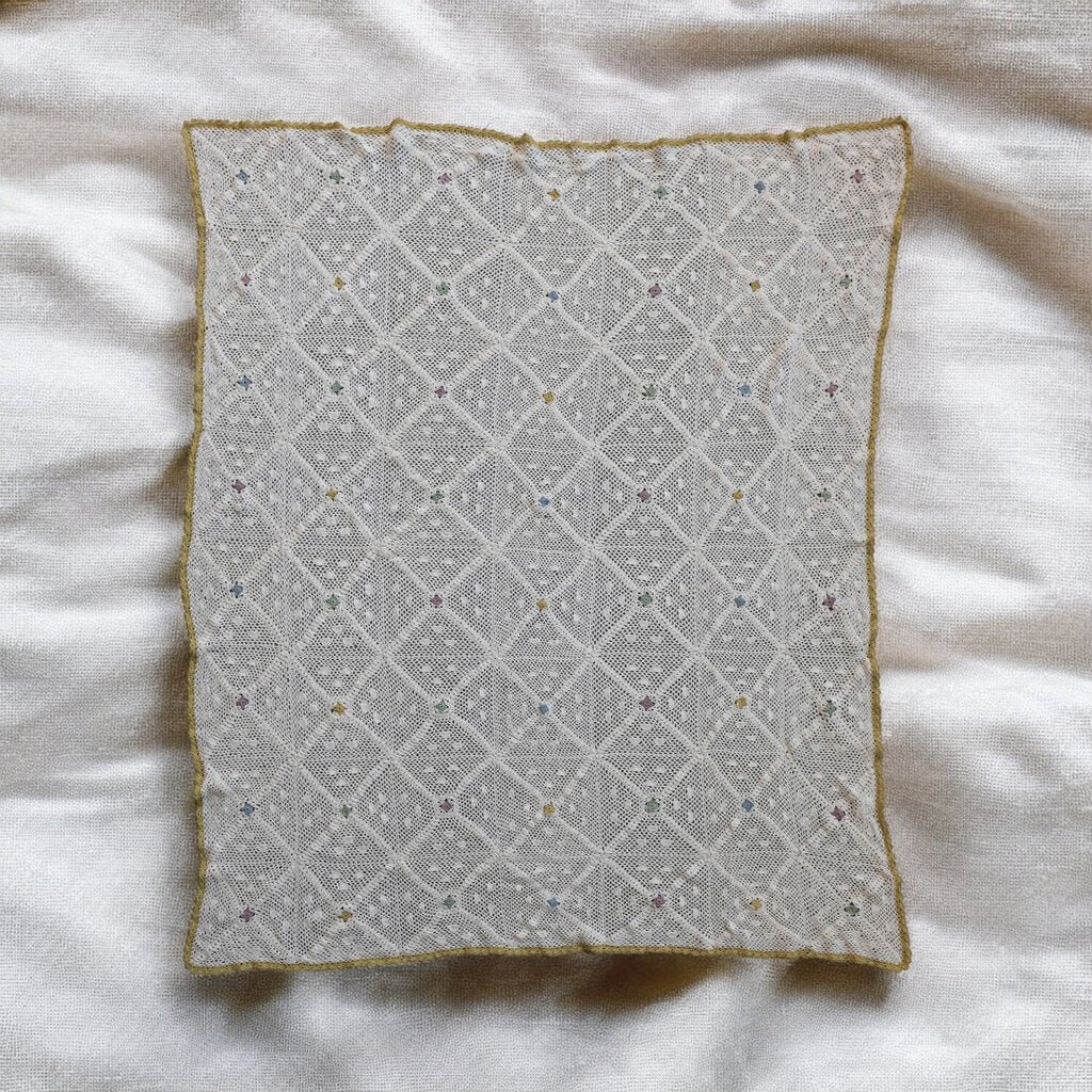 Recycled Cotton Crocheted Throw