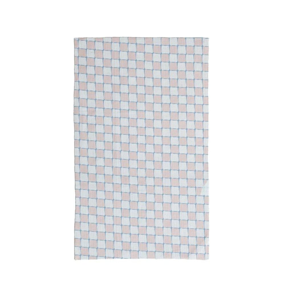 Checked Pattern Microfiber Tea Towel