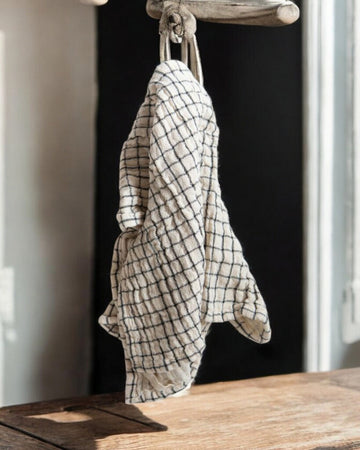 Plaid Natural Cotton Tea Towel