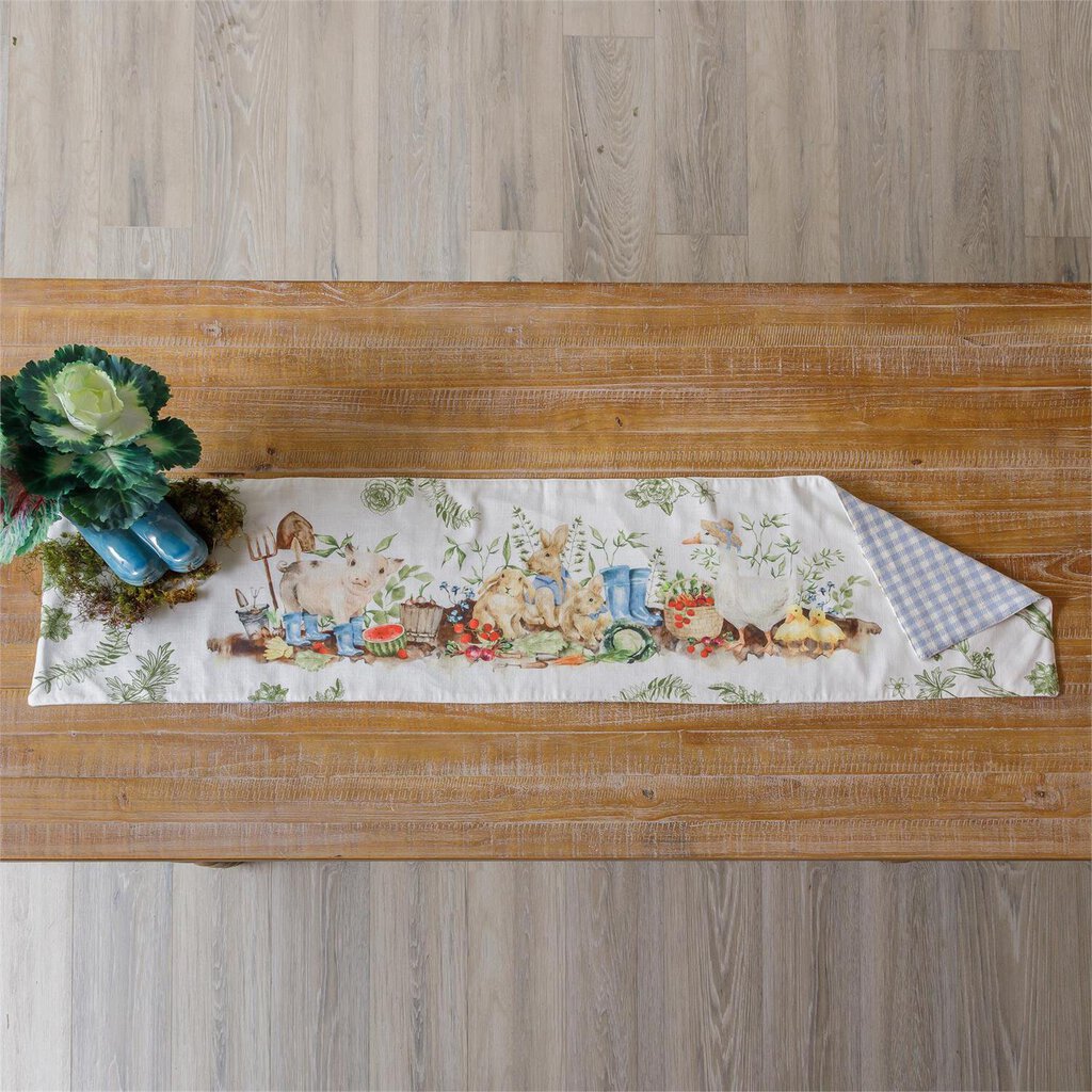 Garden Friends Printed Table Runner