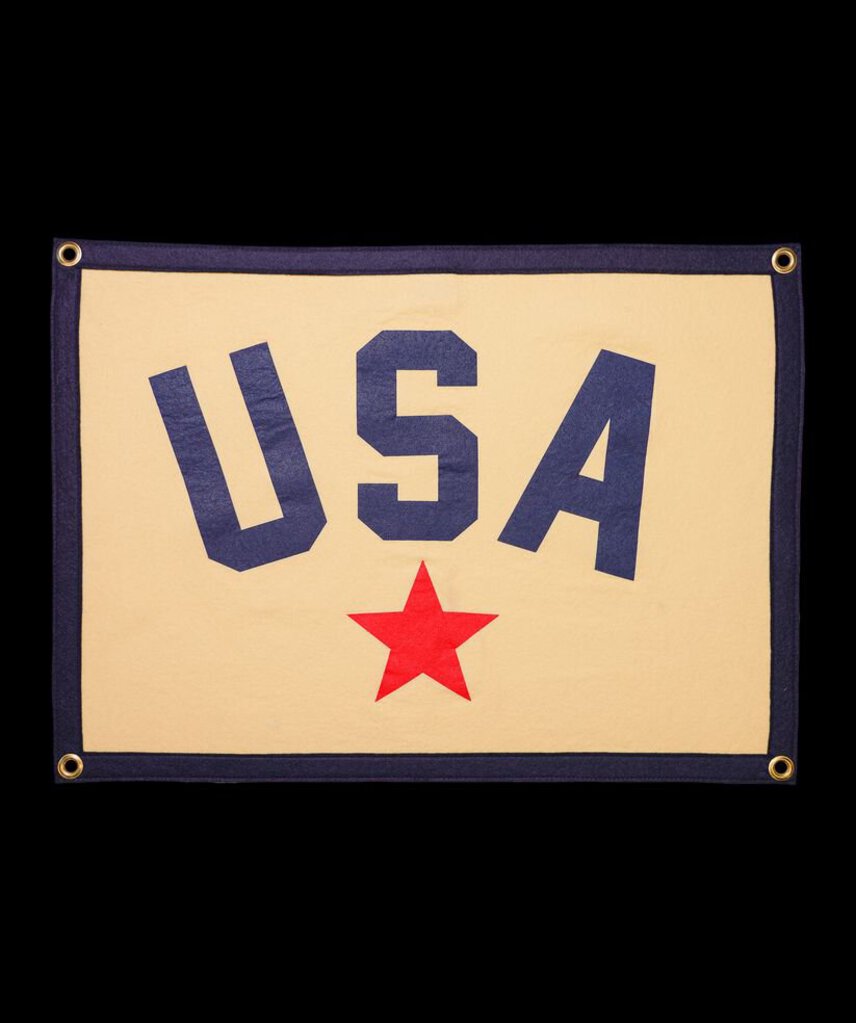 "USA" Camp Flag