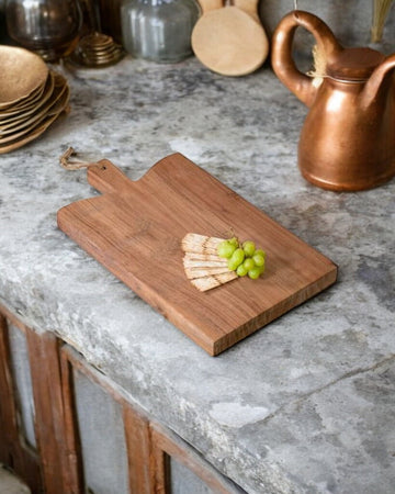 Chunky V Cut Wood Cutting Board