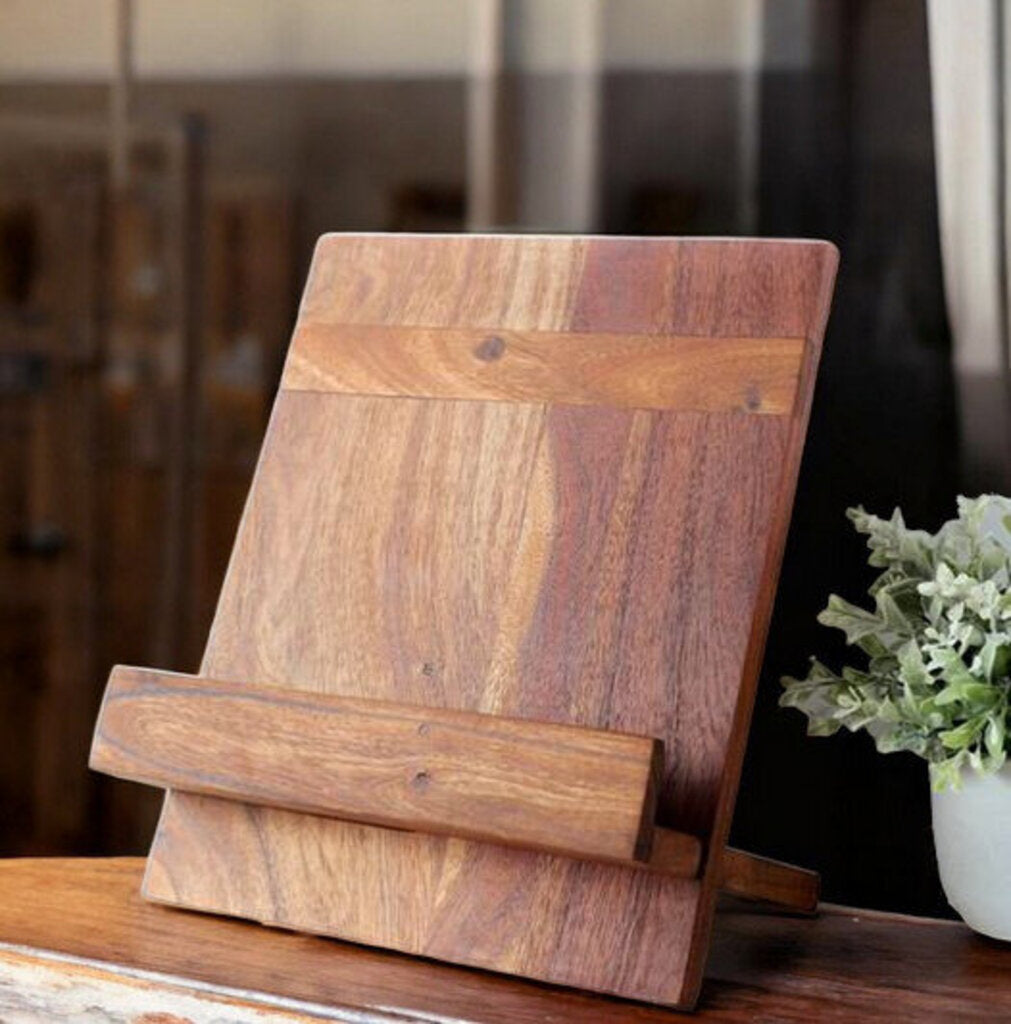 Wood Book/Cookbook Stand