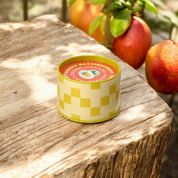 Sunny Passionfruit Tin Candle