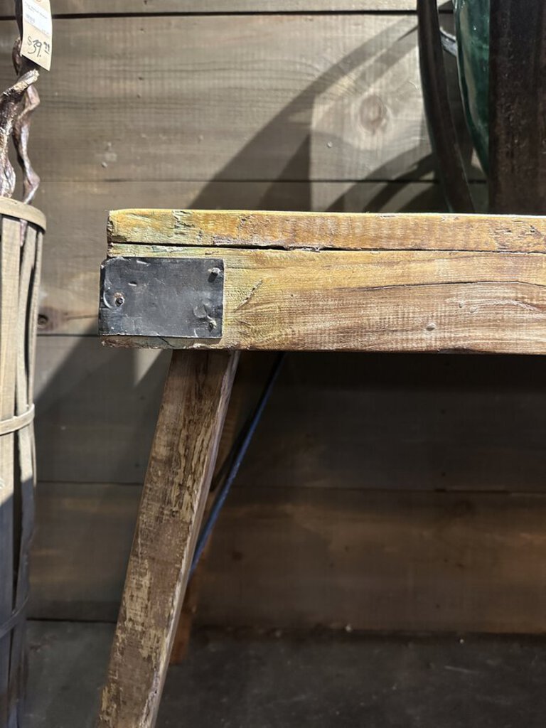 Wood + Metal Tent House Table