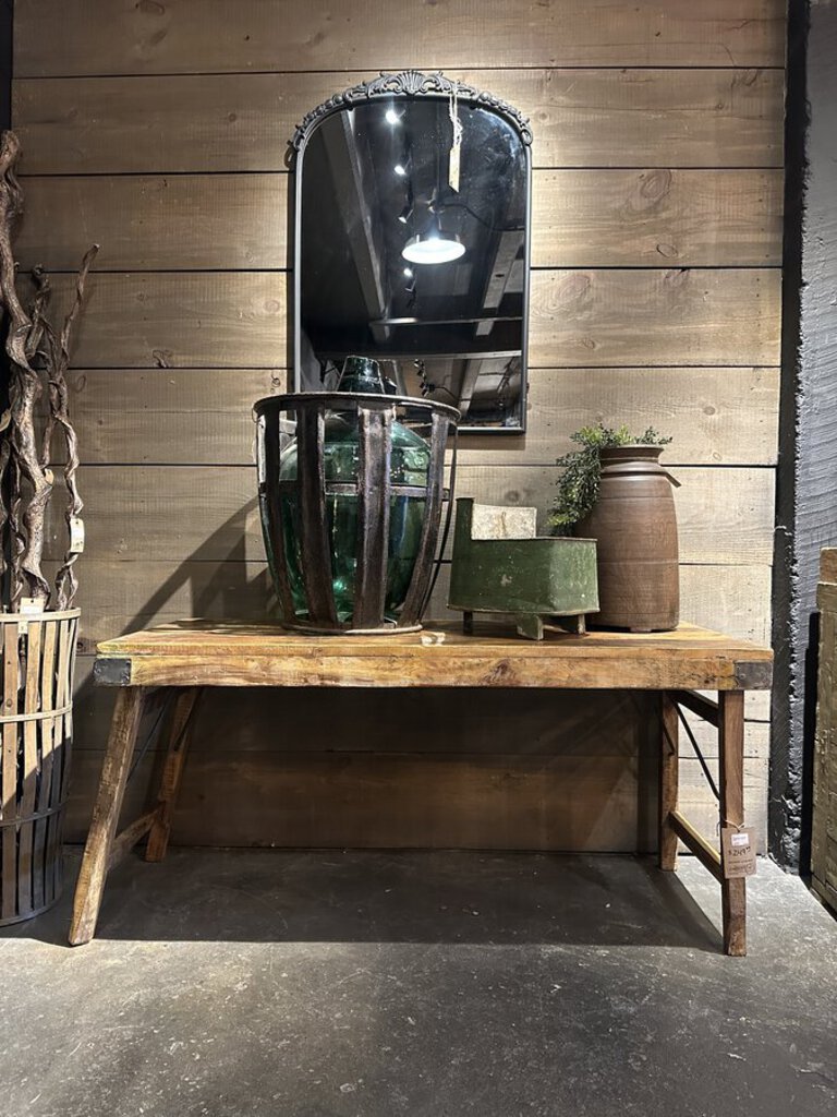 Wood + Metal Tent House Table