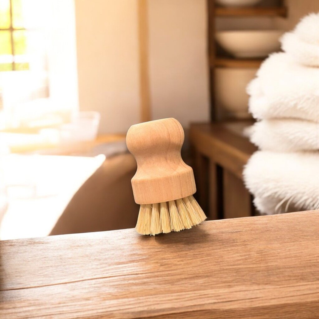 Bamboo Palm Scrub Brush