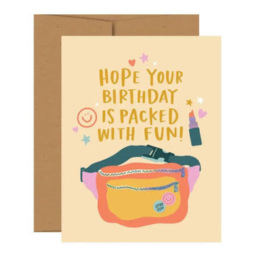 Packed w/ Fun Birthday Card