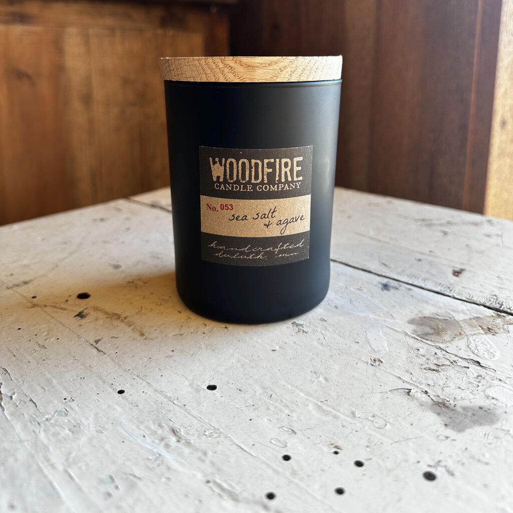 Wood Wick Soy Candle - Sea Salt & Agave