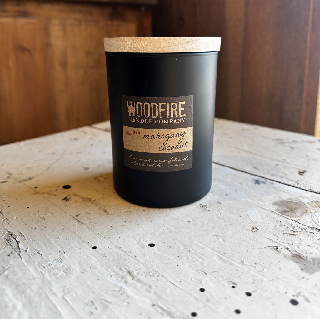 Wood Wick Soy Candle - Mahogany Coconut