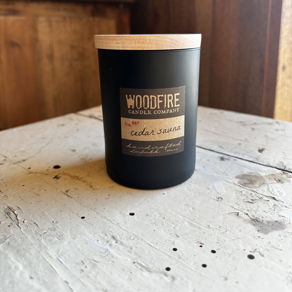 Wood Wick Soy Candle - Cedar Sauna