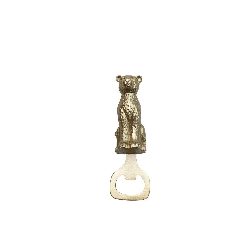 Stainless Steel Leopard Shaped Bottle Opener