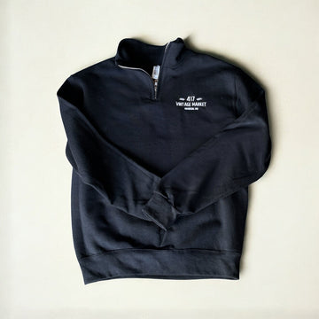 417 Embroidered Quarter Zip Sweatshirt