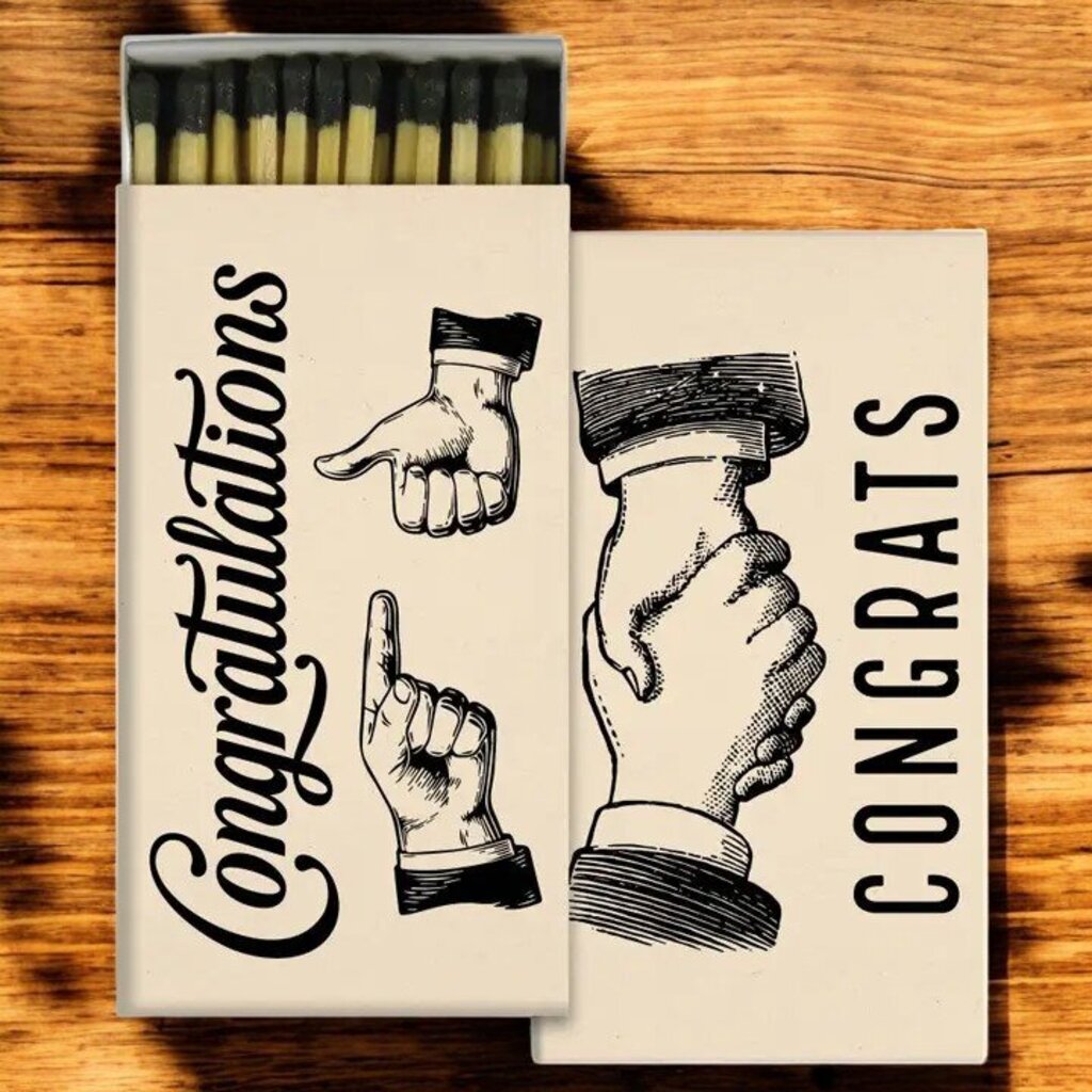 Beautiful Matchbox w Saying/Design