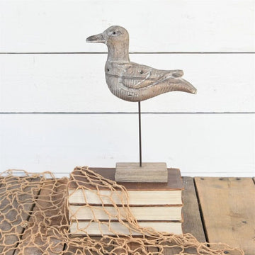 Weathered Stoic Seagull Stand