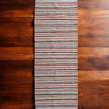 Striped Woven Floor Runner - 3'x8'