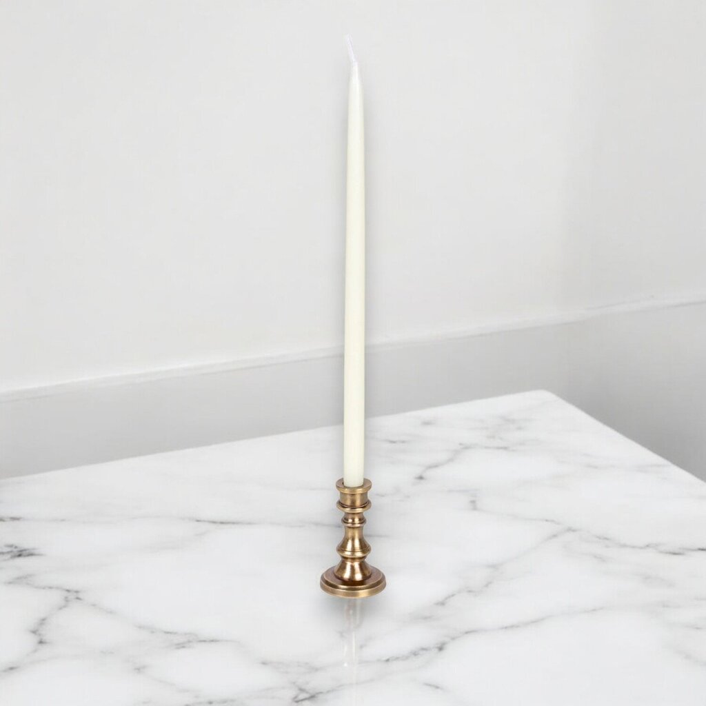 Antique Brass Taper Holder