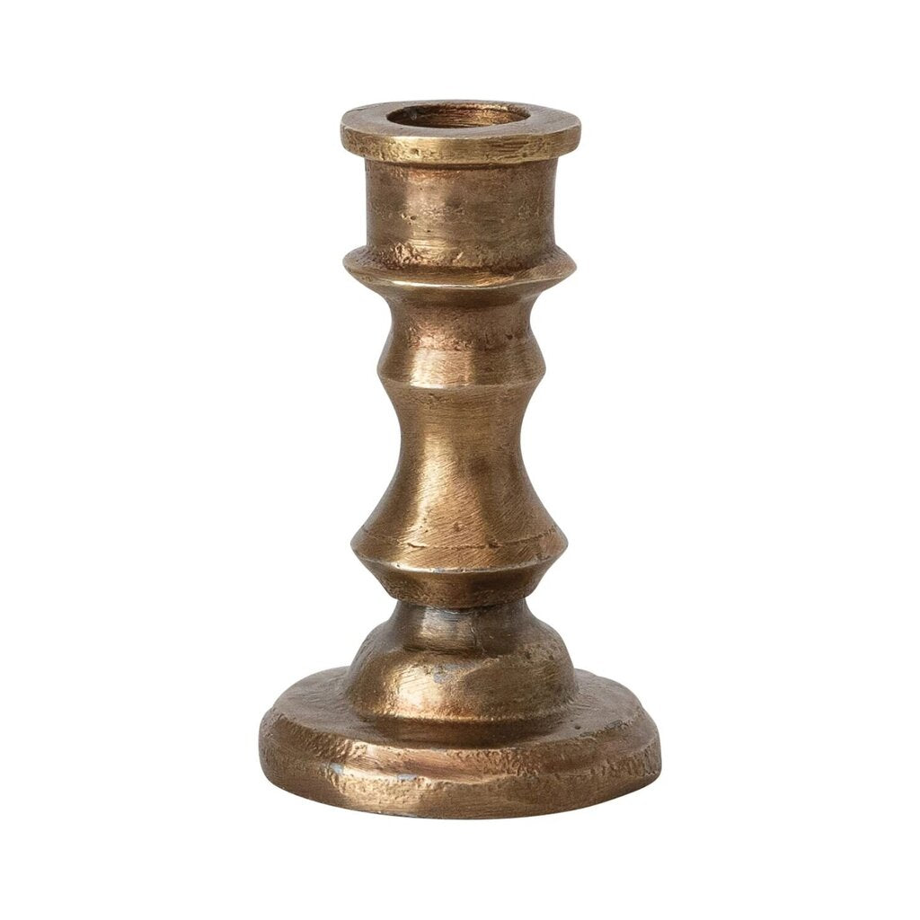 Antique Brass Taper Holder