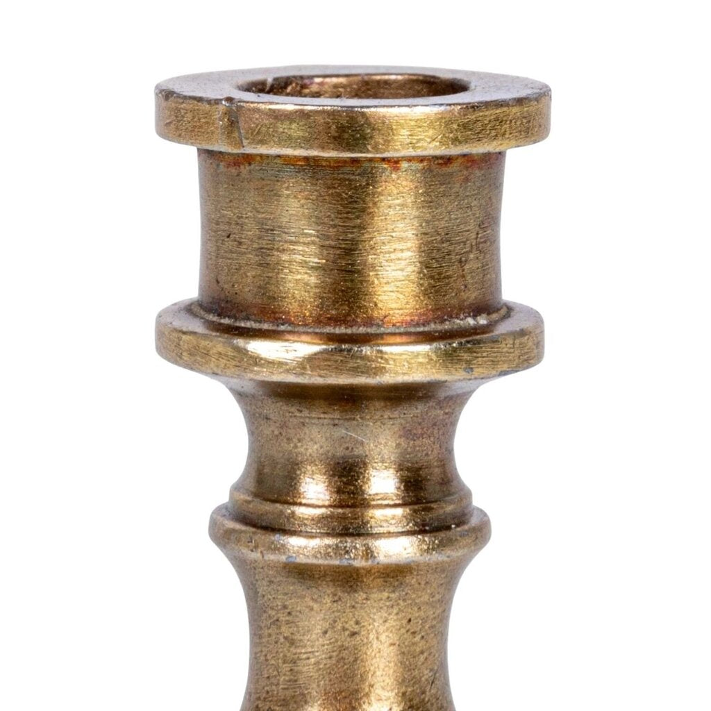 Aluminum Taper Holder with Brass Finish