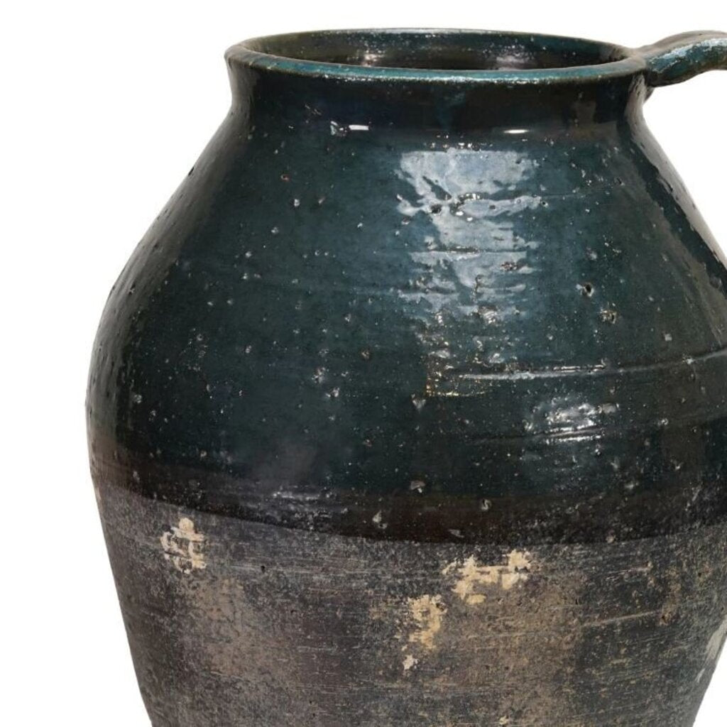 Blue Terracotta Pitcher Vase