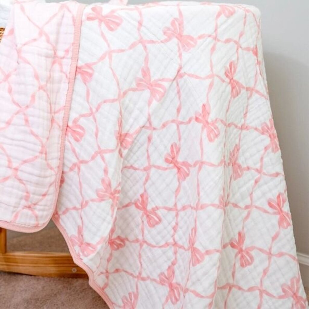 Beautiful Bows Toddler Quilt