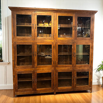 Wooden Glass Door Cabinet