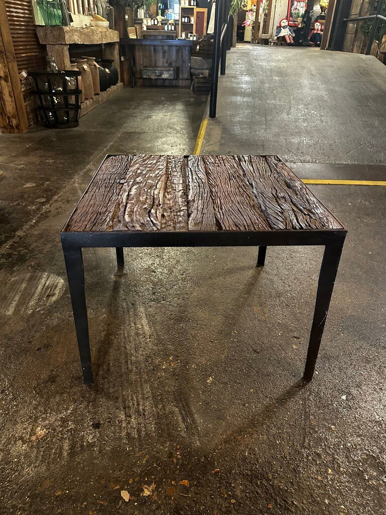 Iron + Wood Coffee Table