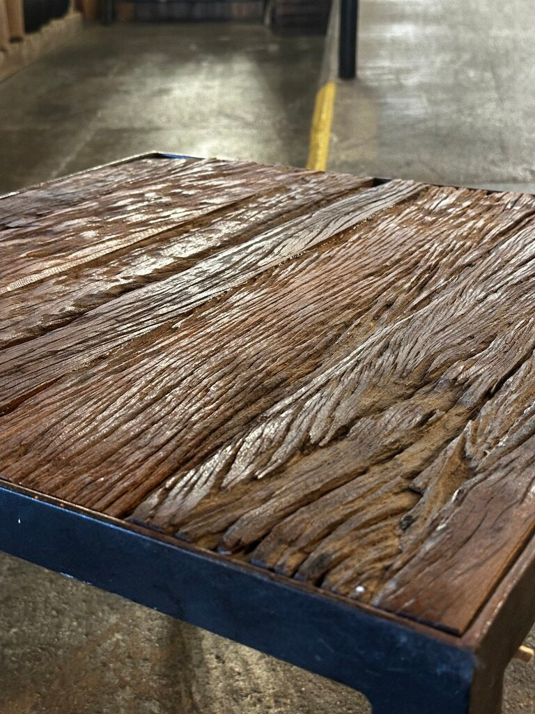 Iron + Wood Coffee Table