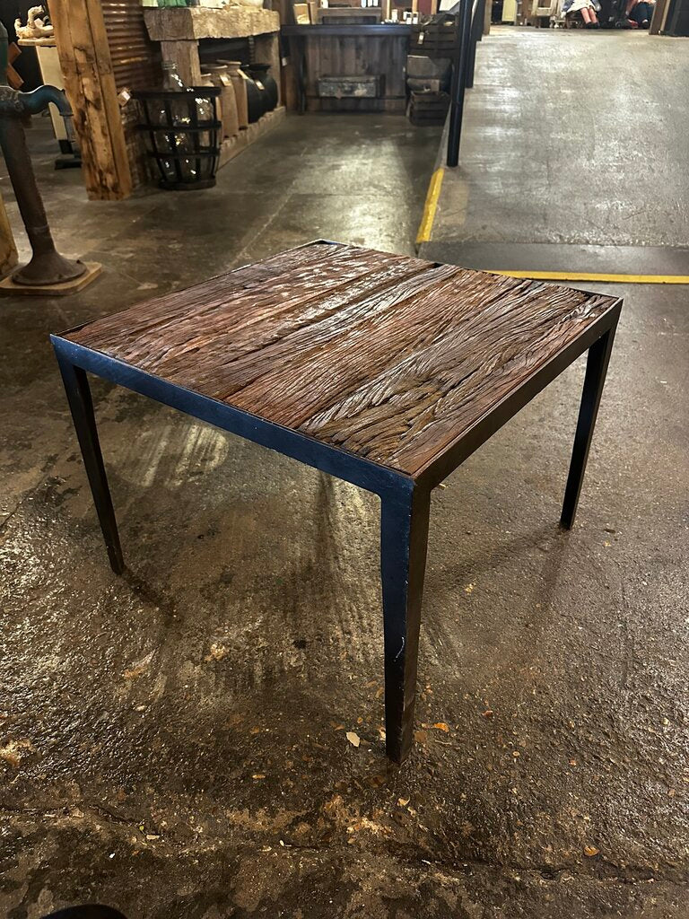 Iron + Wood Coffee Table